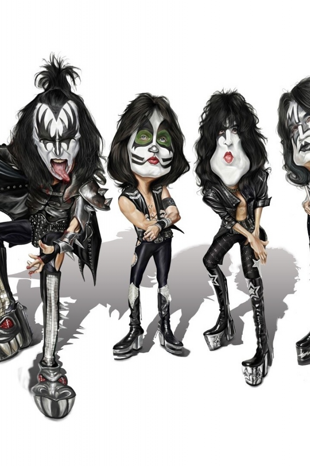 Рисунки группы kiss