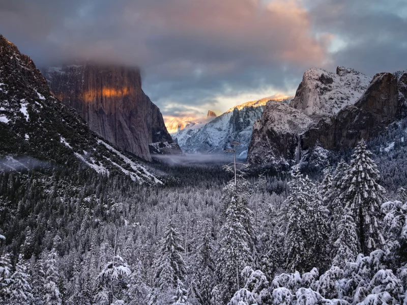 california, sierra nevada mountains, yosemite national park