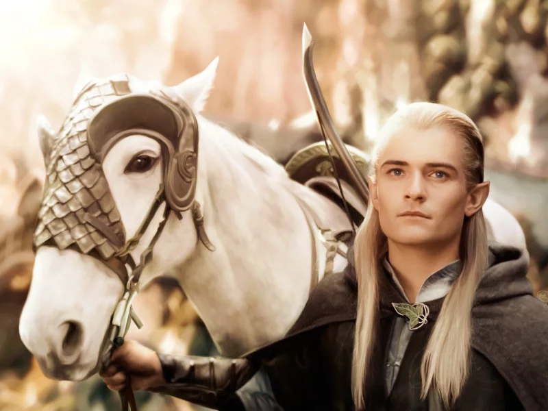 леголас, орландо блум, властелин колец, арт, lord of the rings