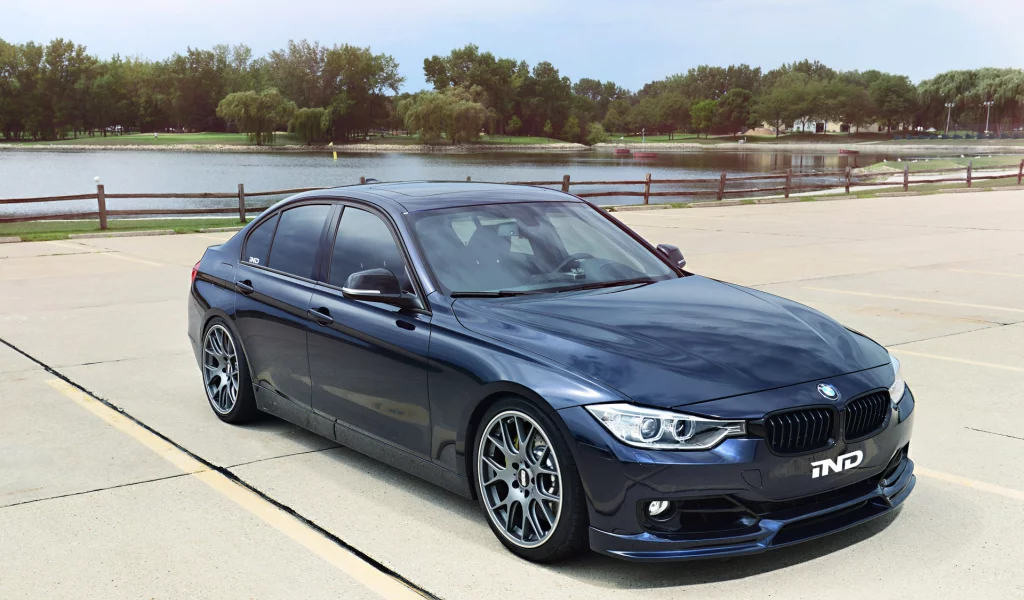 dark blue, bmw, f30, 3 series, tuning