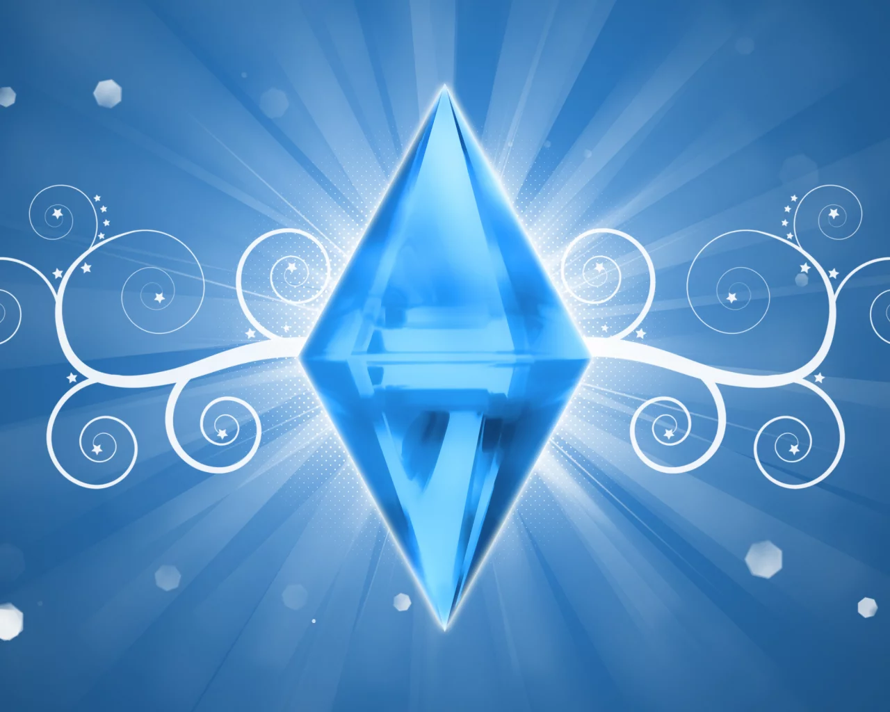 The sims 4, logo, кристалл, логотип