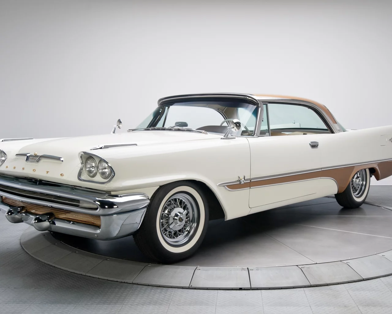 1957г, ретро, desoto adventurer, авто