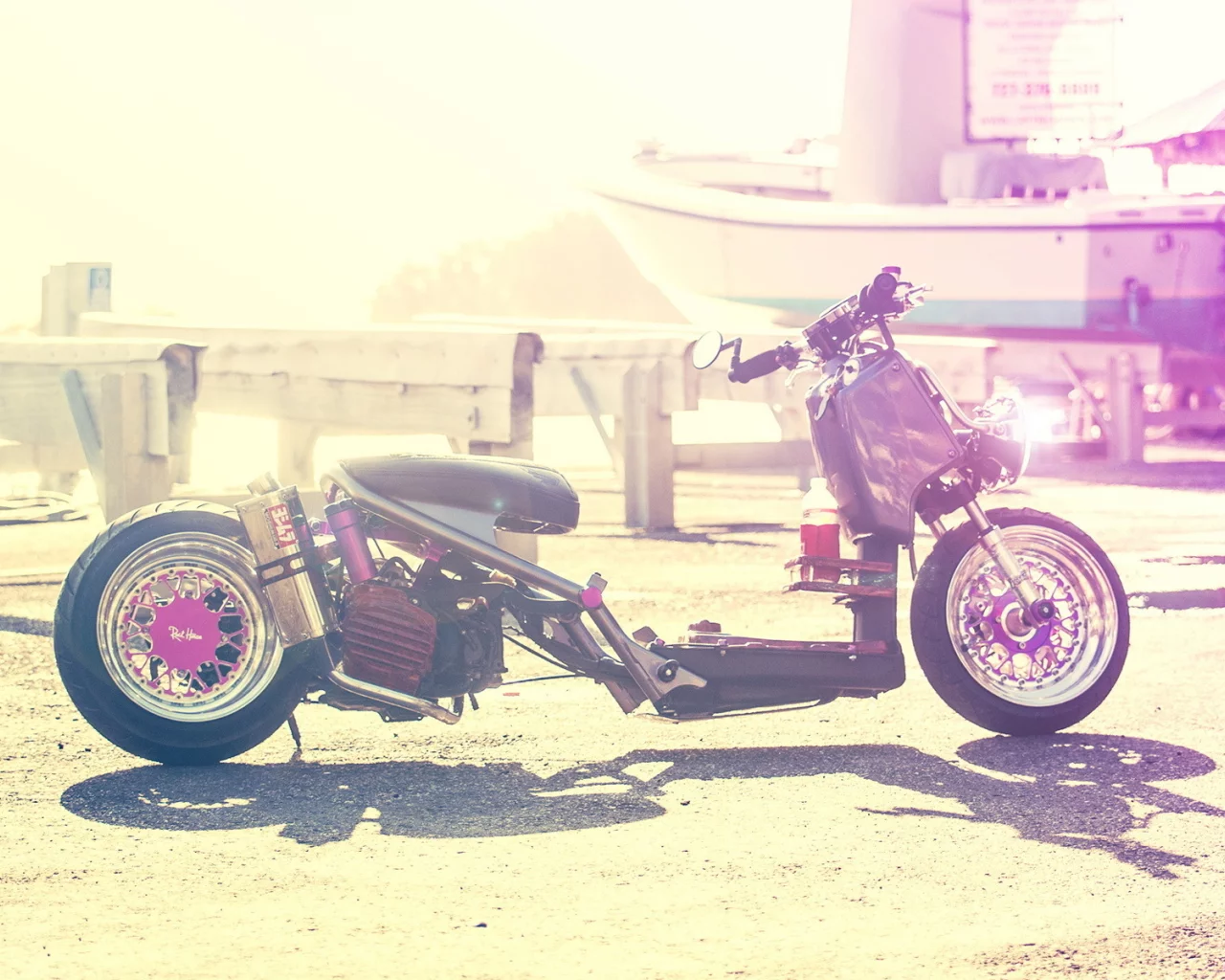 custom, honda, мотороллер, скутер