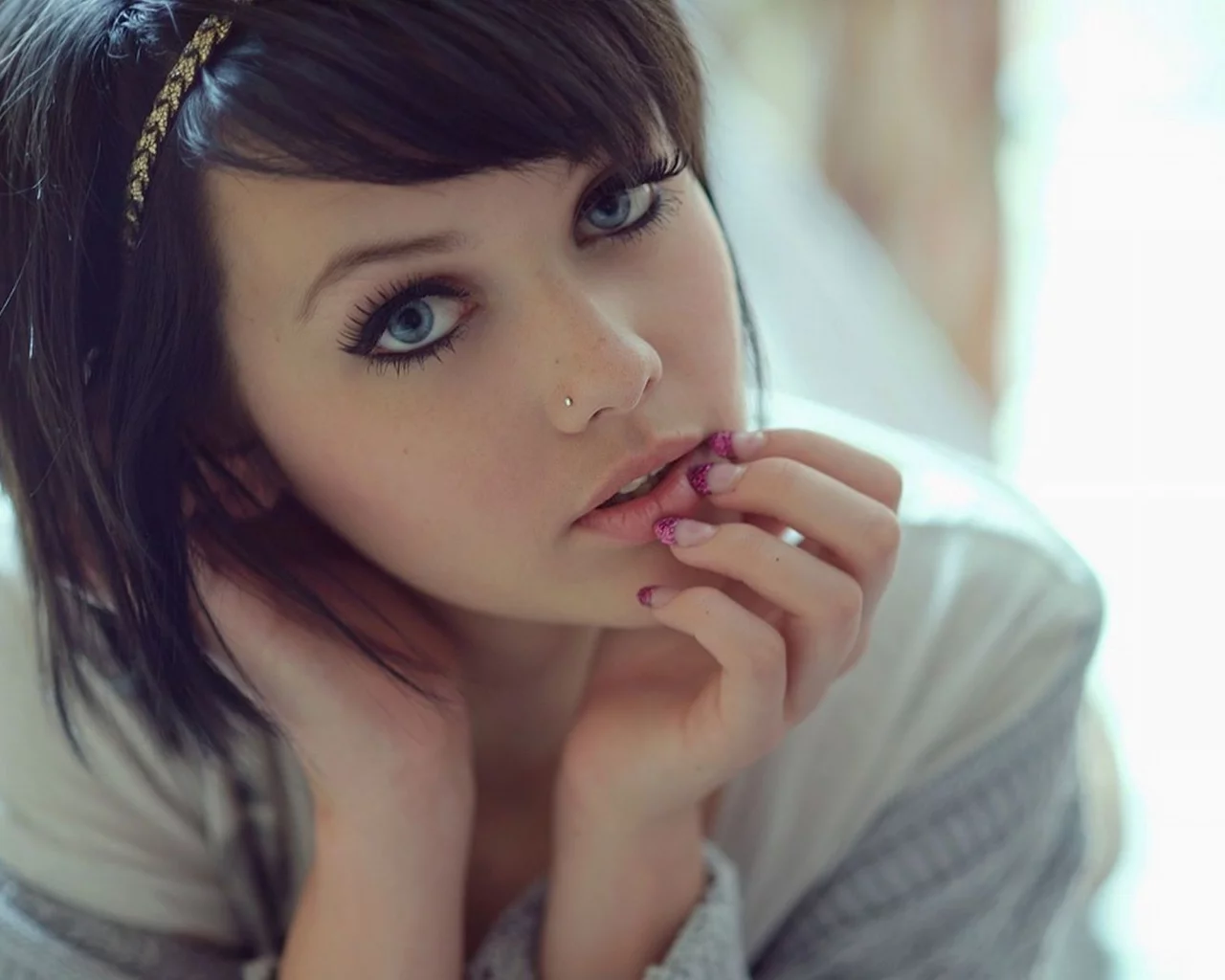 девушка, melissa clarke, няша, лицо, взгляд