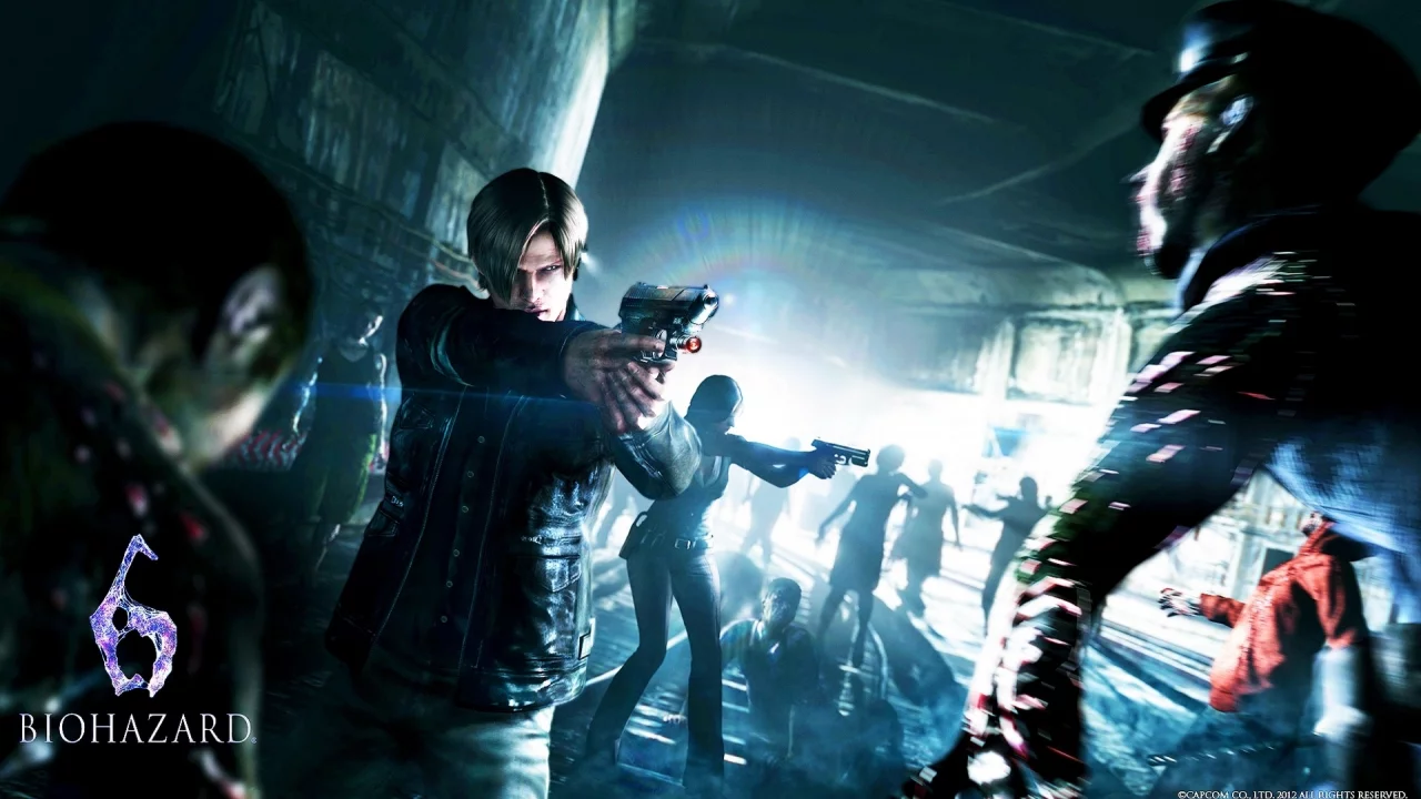 resident evil 6, пистолет, леон скотт кеннеди, leon scott kennedy