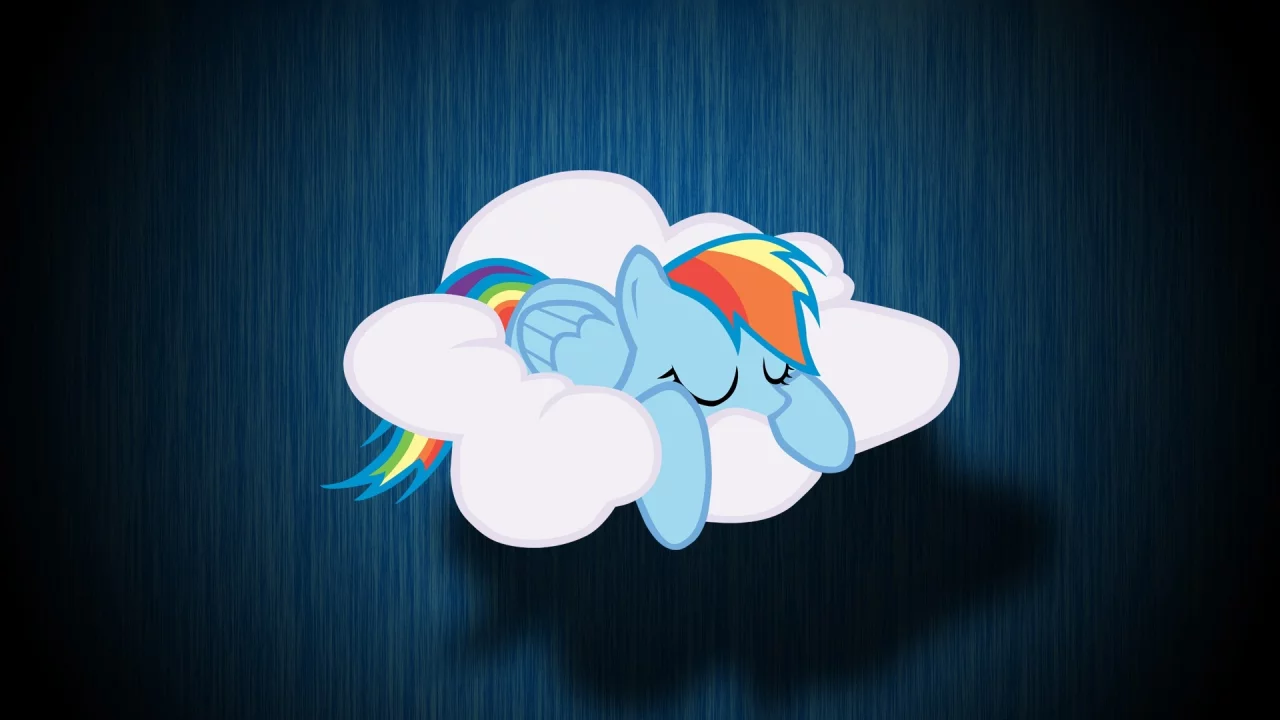 mlp, rainbow dash, облако, рейнбоу дэш, my little pony