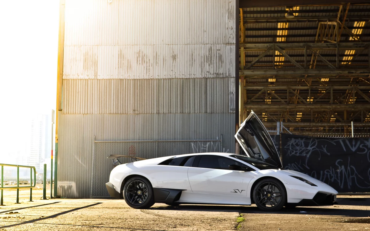 ламборгини, murcielago, lamborghini, lp670-4 sv, white, мурсиэлаго