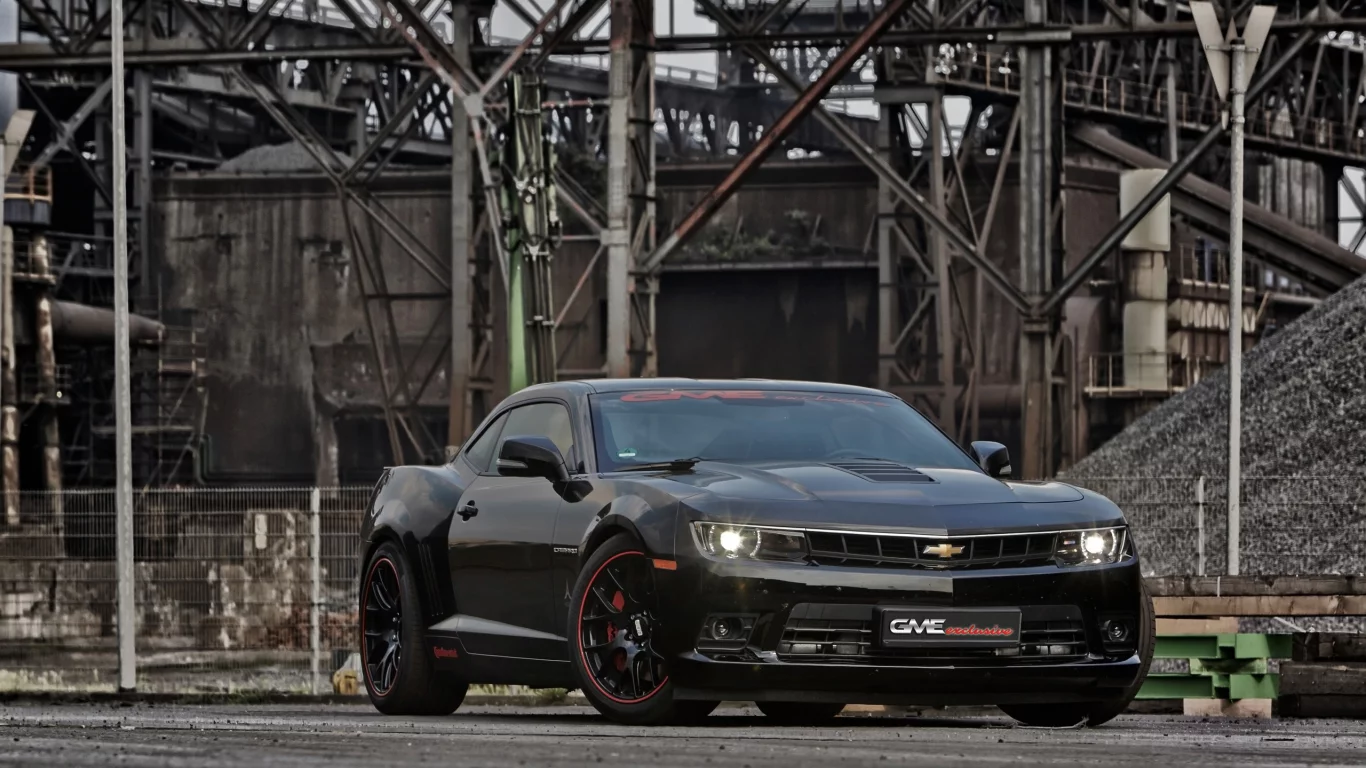 Chevrolet, Camaro, SS, GME, Черный, Машина, Диски, Фары