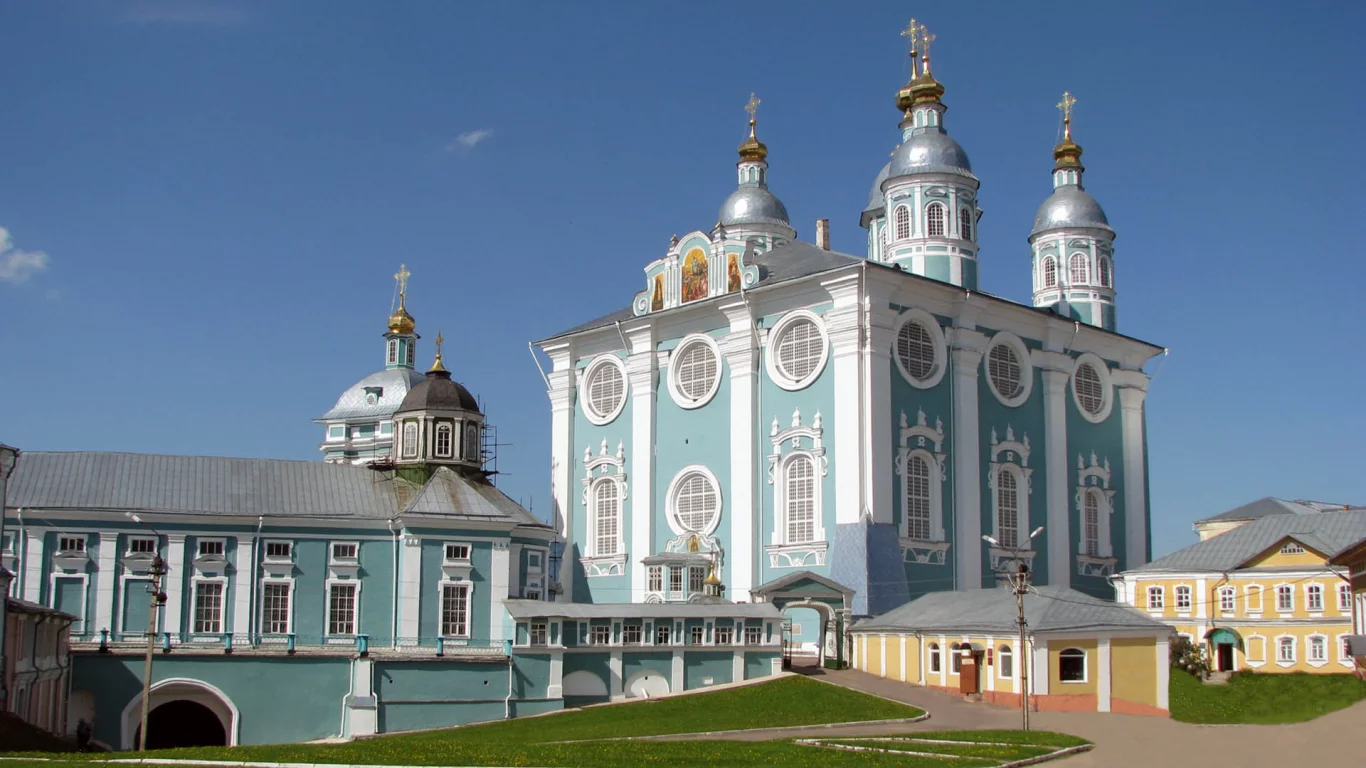 Город, Смоленск, храм, Успенский собор.