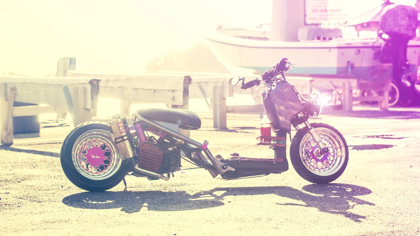 custom, honda, мотороллер, скутер