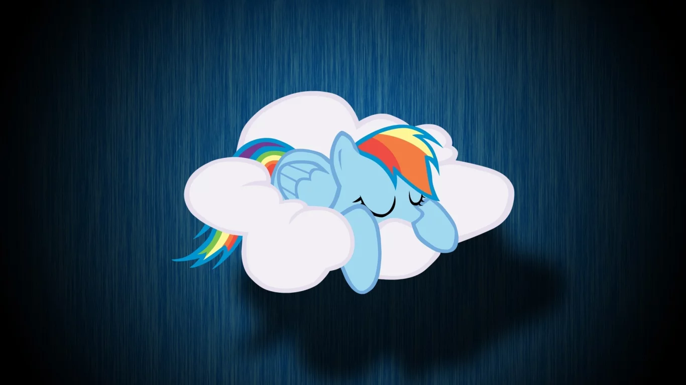 mlp, rainbow dash, облако, рейнбоу дэш, my little pony
