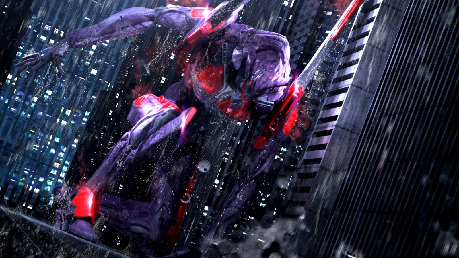 Картинка на рабочий стол neon genesis evangelion, ben deutscher, аниме,  арт, evangelion 2.0 you can (not) advance 1600 x 900