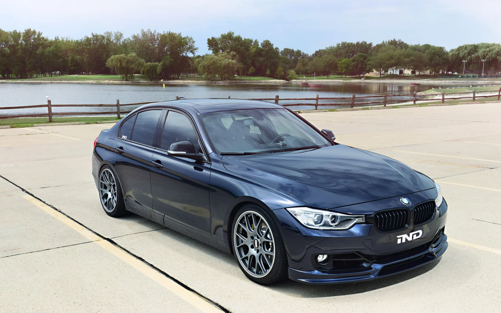 dark blue, bmw, f30, 3 series, tuning
