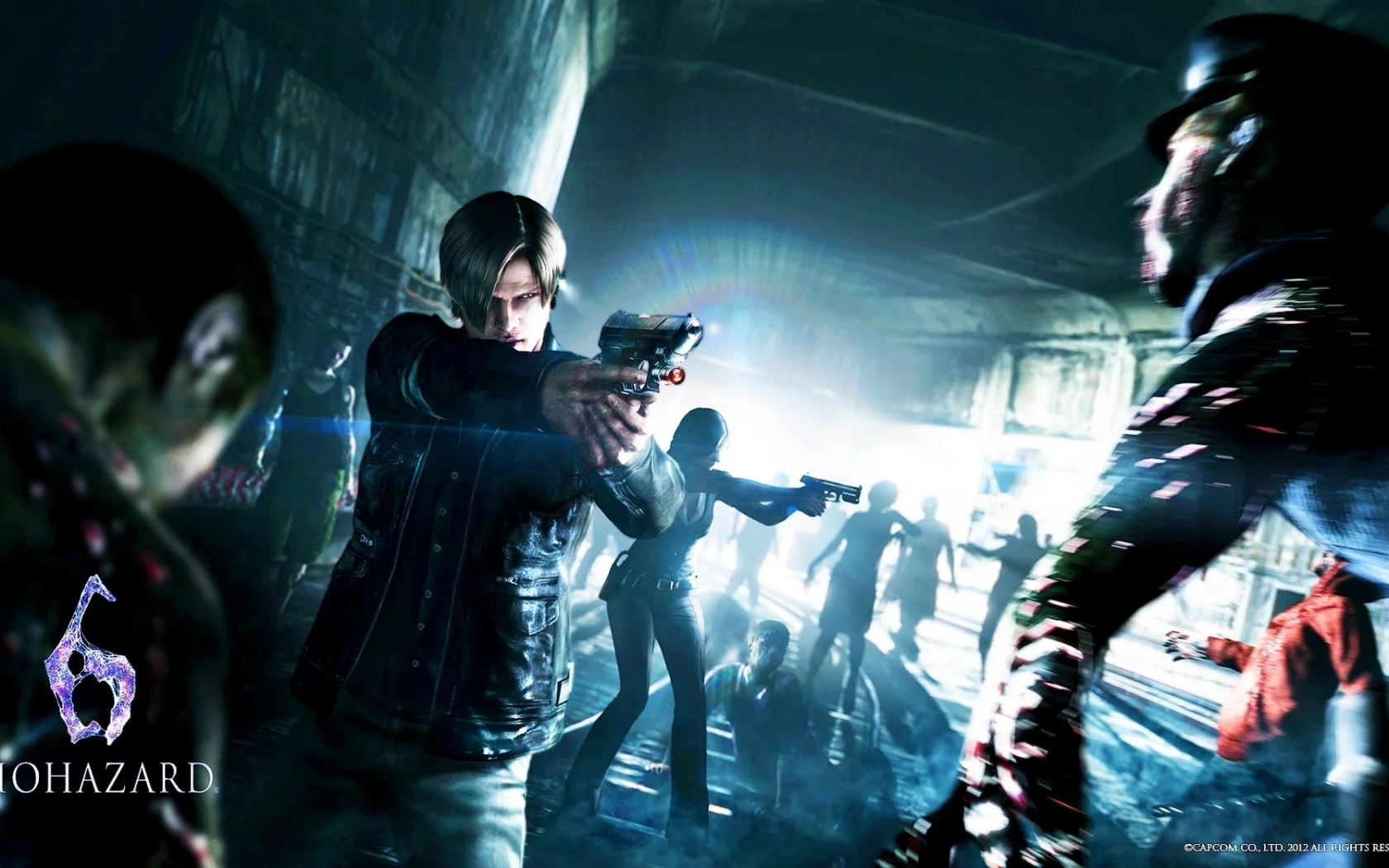 resident evil 6, пистолет, леон скотт кеннеди, leon scott kennedy