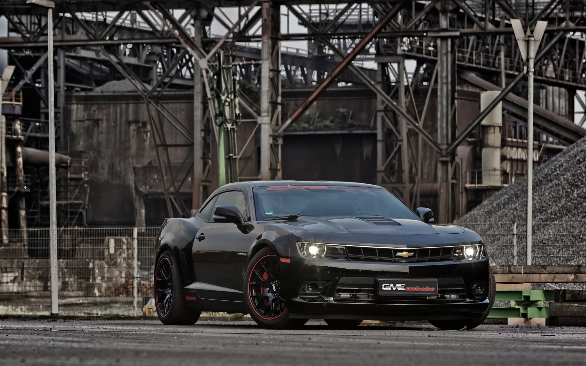 Chevrolet, Camaro, SS, GME, Черный, Машина, Диски, Фары
