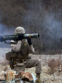 солдаты, оружие, at-4 light anti-armor weapon