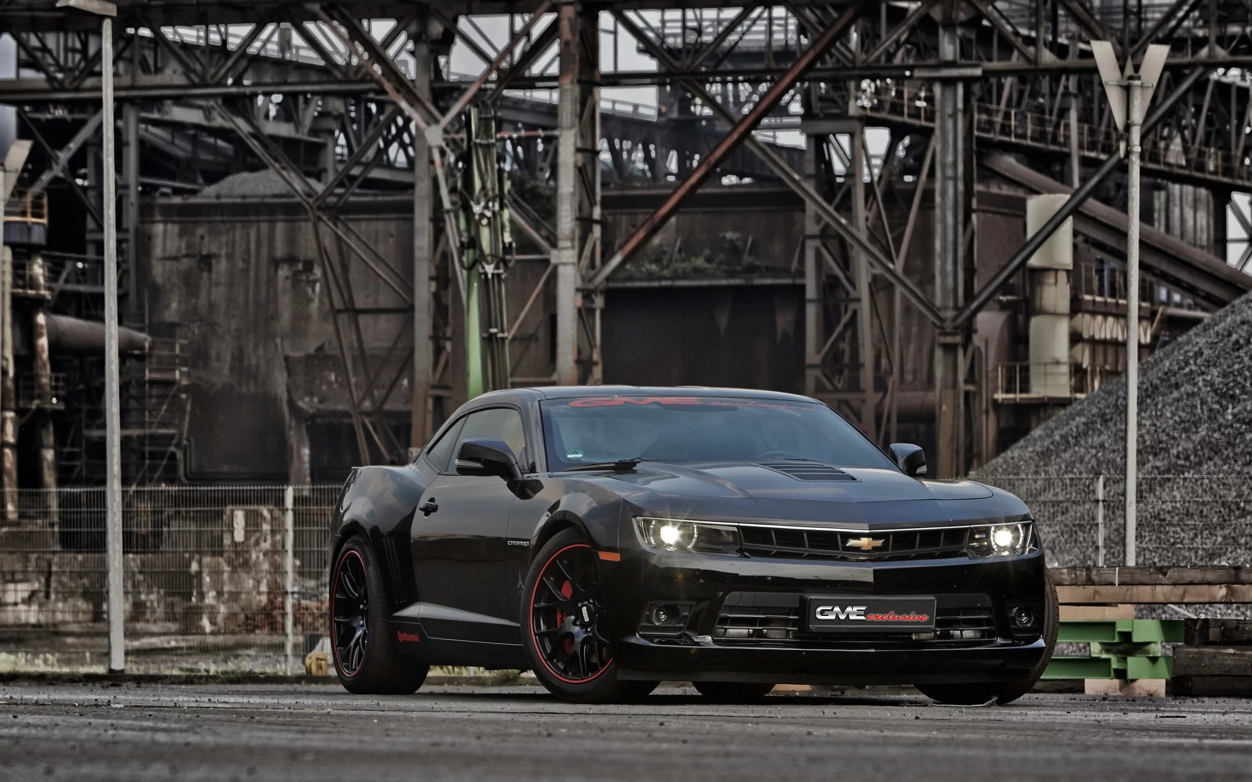 Chevrolet, Camaro, SS, GME, Черный, Машина, Диски, Фары