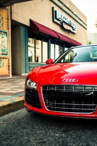 красная, spider, audi, р8, v10, спайдер, red, r8, ауди