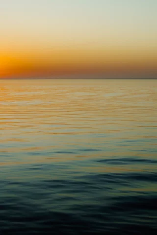 волна, горизонт, река, отражение, вода, природа, море