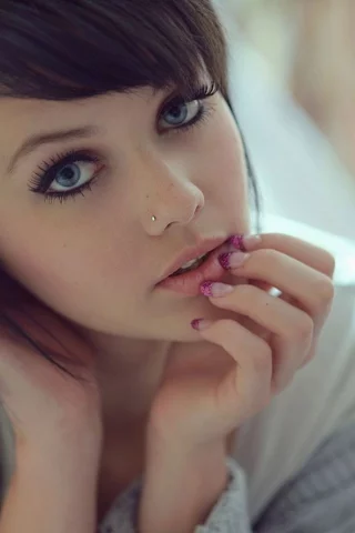 девушка, melissa clarke, няша, лицо, взгляд