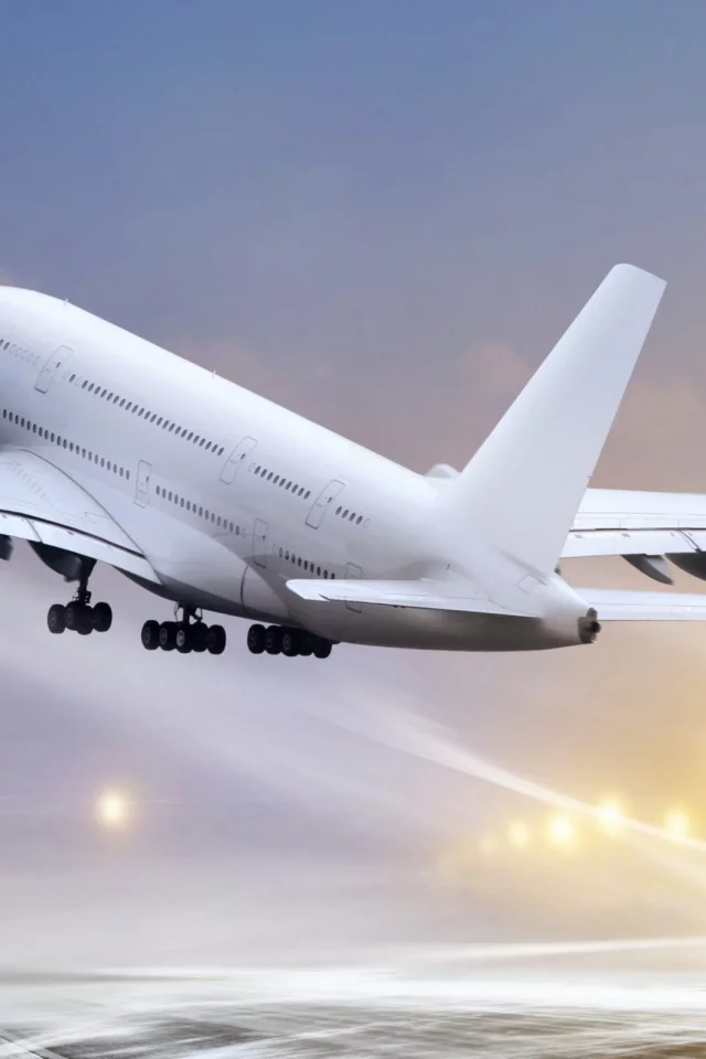 Airplane Ready for Take Off, небо, аэробус