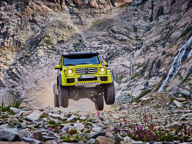 mercedes-benz, g500, 4x4, concept, внедорожник, камни