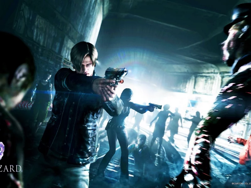 resident evil 6, пистолет, леон скотт кеннеди, leon scott kennedy
