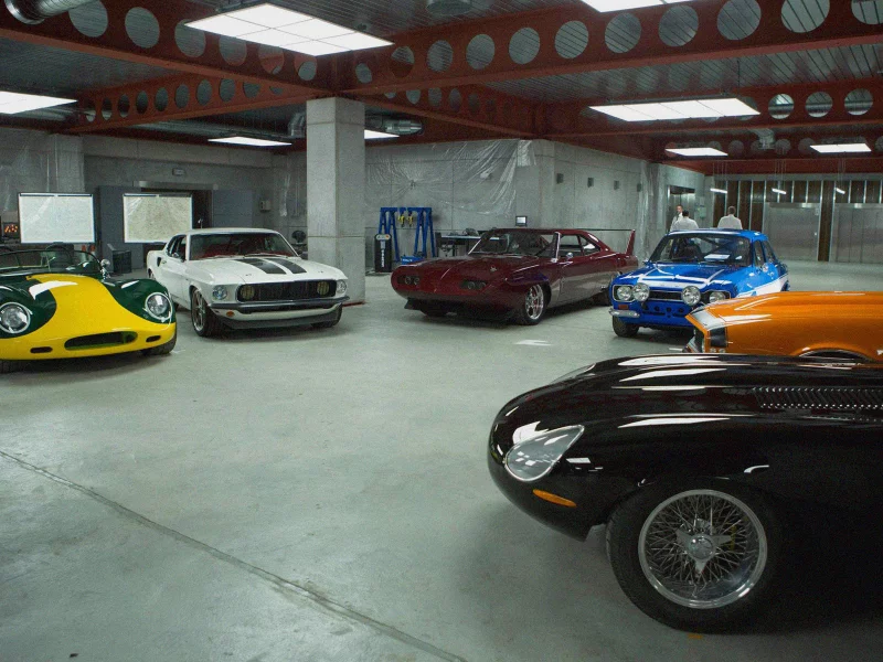 гараж, dodge daytona, furious 6, машины, форсаж 6, спорт кары