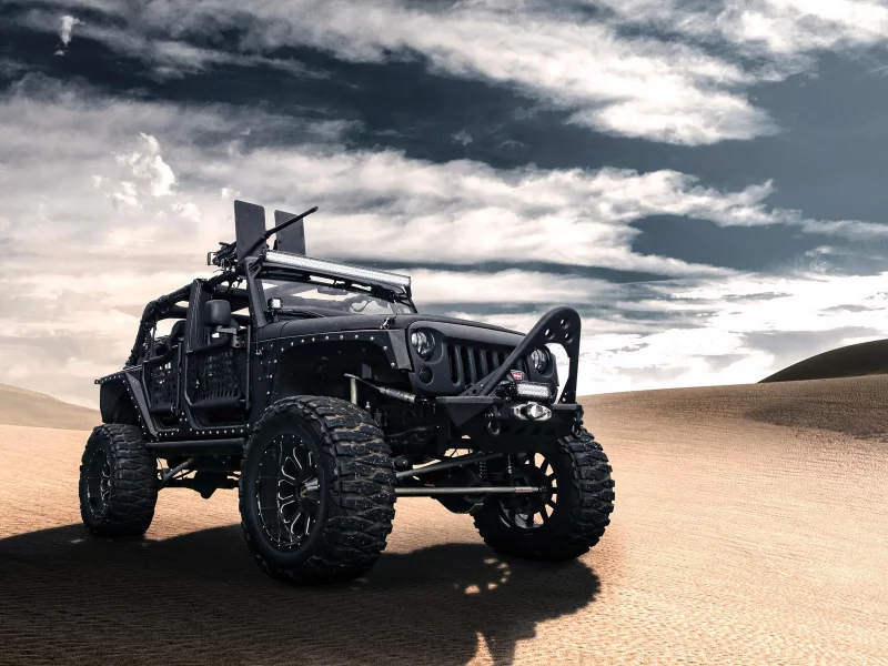 front, desert, вранглер, black, jeep, wrangler, джип