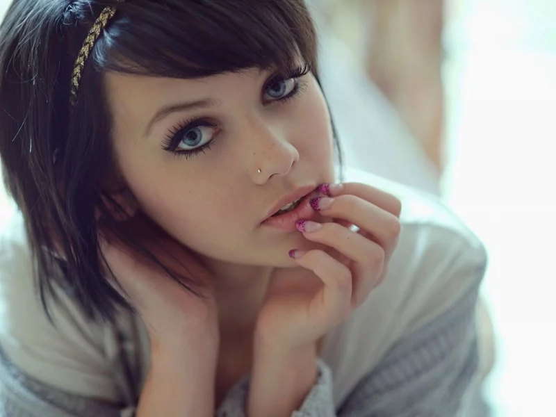 девушка, melissa clarke, няша, лицо, взгляд