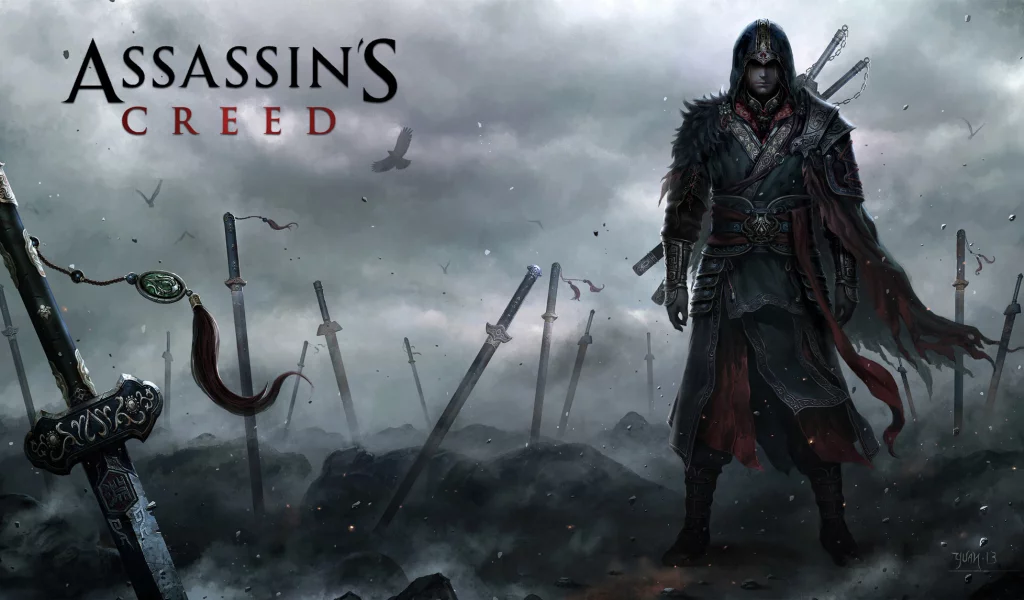 война, мечи, видеоигра, ассасин, assassins creed, the aftermath