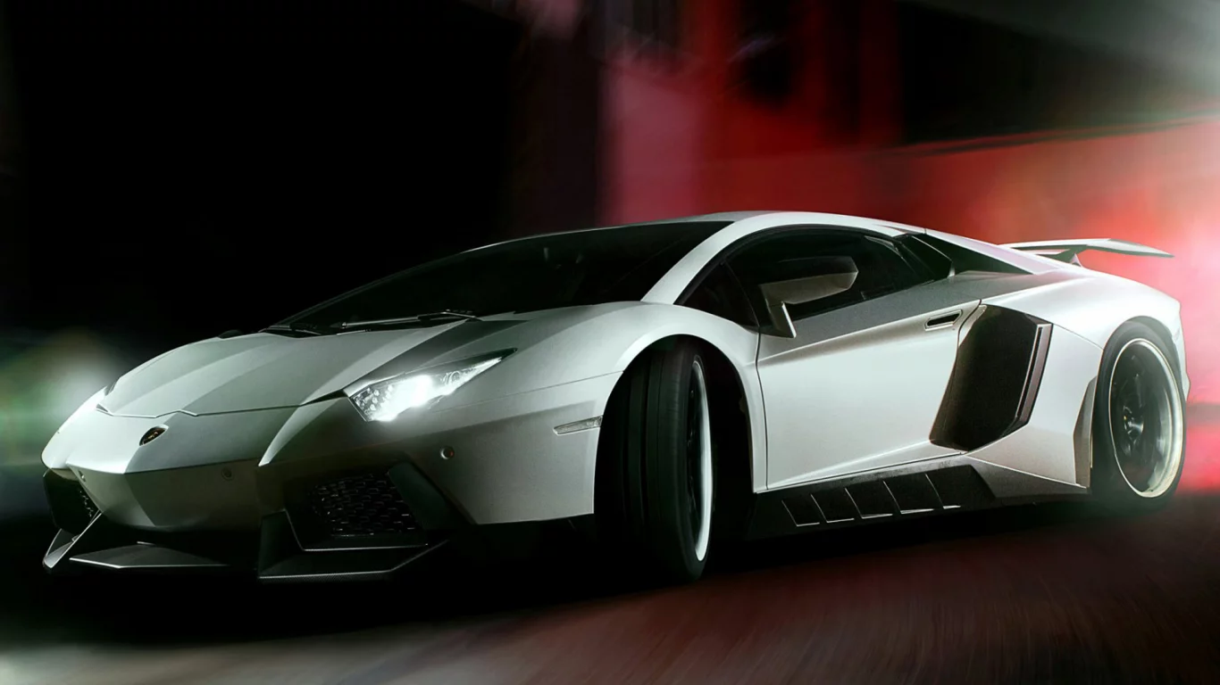 Фон, машина, Lamborgini Aventador.