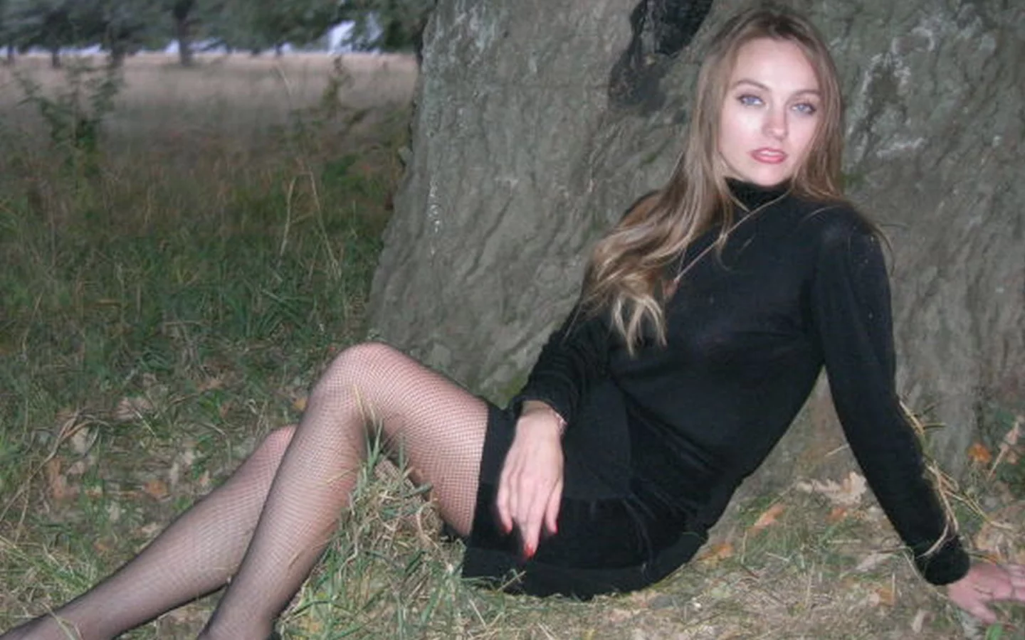Девушка, ножки, природа