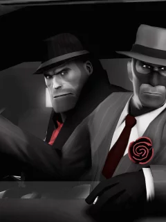 spy, шпион, noire, heavy, team fortress 2