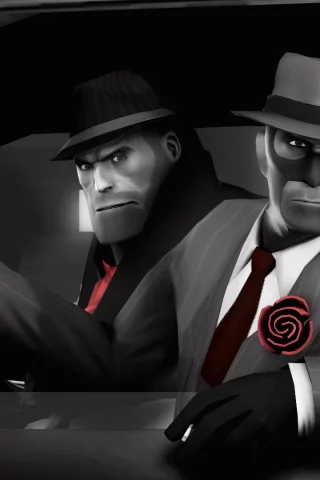 spy, шпион, noire, heavy, team fortress 2