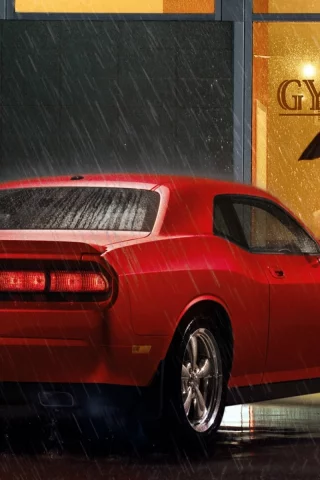 красный, рт, челенжер, r t, muscle car, challenger, додж, dodge