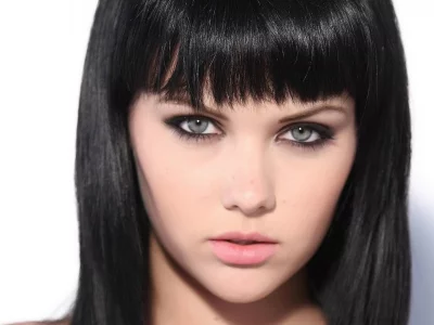 брюнетка, взгляд, девушка, модель, mellisa clarke