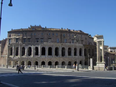 Театр Марцелла, Рим, Италия, Лацио, город, площадь, архитектура, Teatro di Marcello, Italia, Roma, Lazio