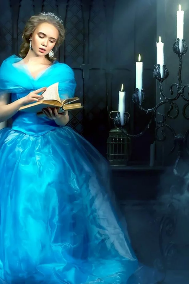 интерьер, свечи, книга