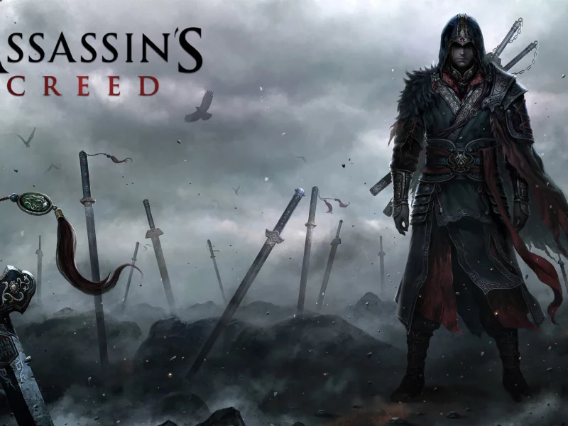 война, мечи, видеоигра, ассасин, assassins creed, the aftermath