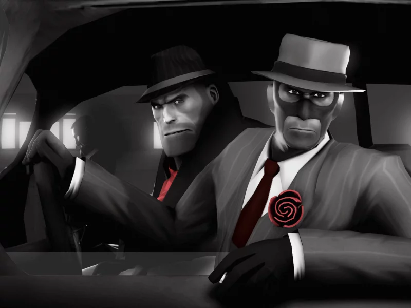 spy, шпион, noire, heavy, team fortress 2