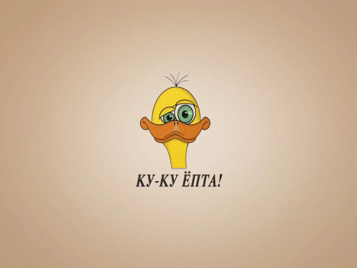 утёнок, выражение