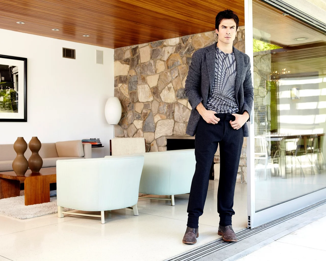 мужчина, актер, ian somerhalder, иен сомерхолдер, брюнет