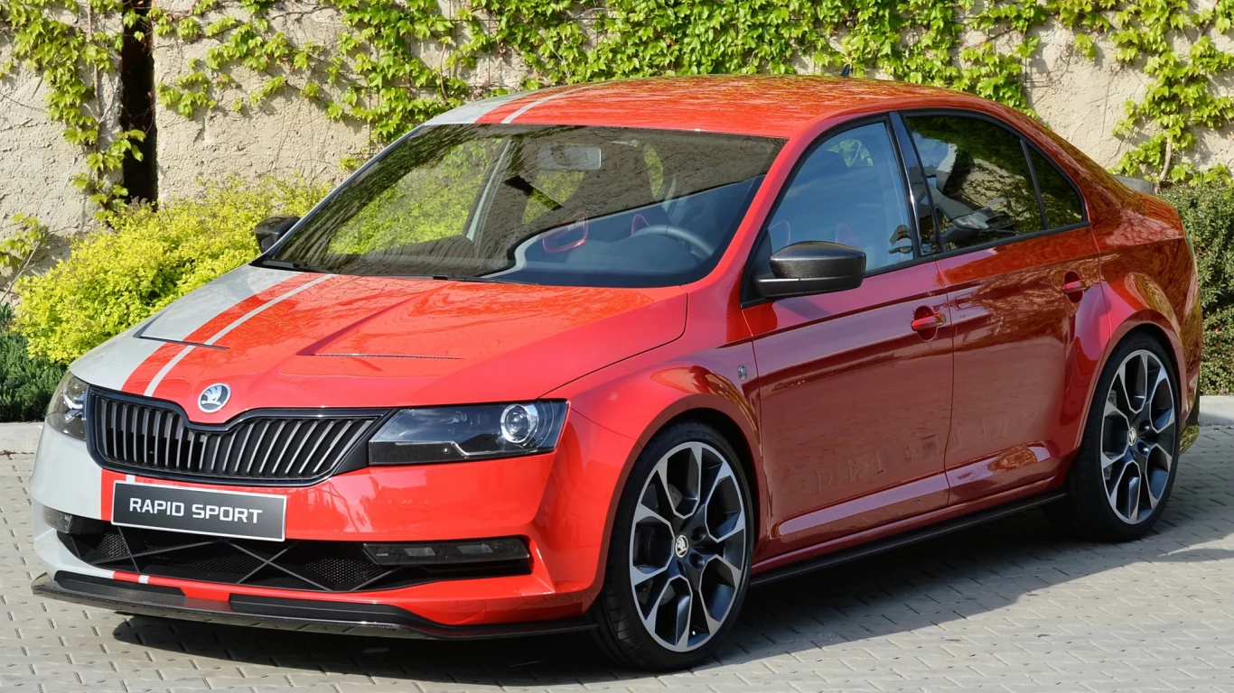 передок, concept, __koda, rapid sport, шкода, концепт-кар