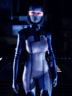 edi, ии, visor, mass effect, сузи, ai