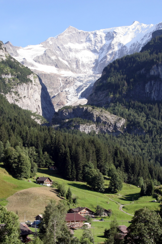 gross fiescherhorn, switzerland, лето, швейцария, горы