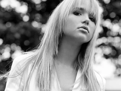 черно-белая, блондинка, arielle kebbel