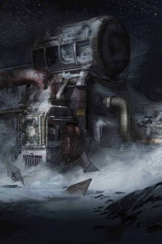 снег, мёртвый космос, electronic arts, арт, dead space 3, visceral games