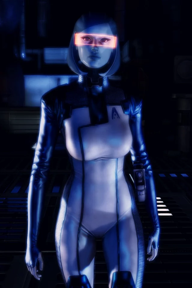 edi, ии, visor, mass effect, сузи, ai