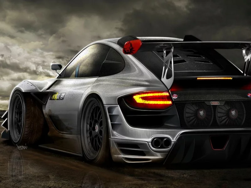 спорткар, тюнинг, Porsche